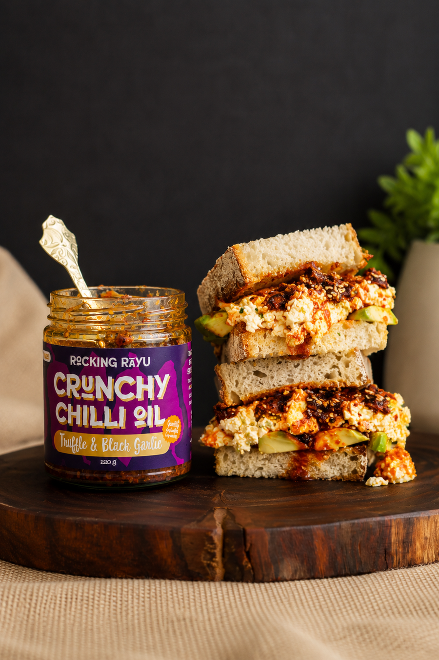 The ultimate truffle and egg sambo